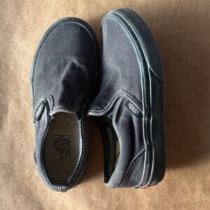 Vans Kids Charcoal Slip-On Sneakers